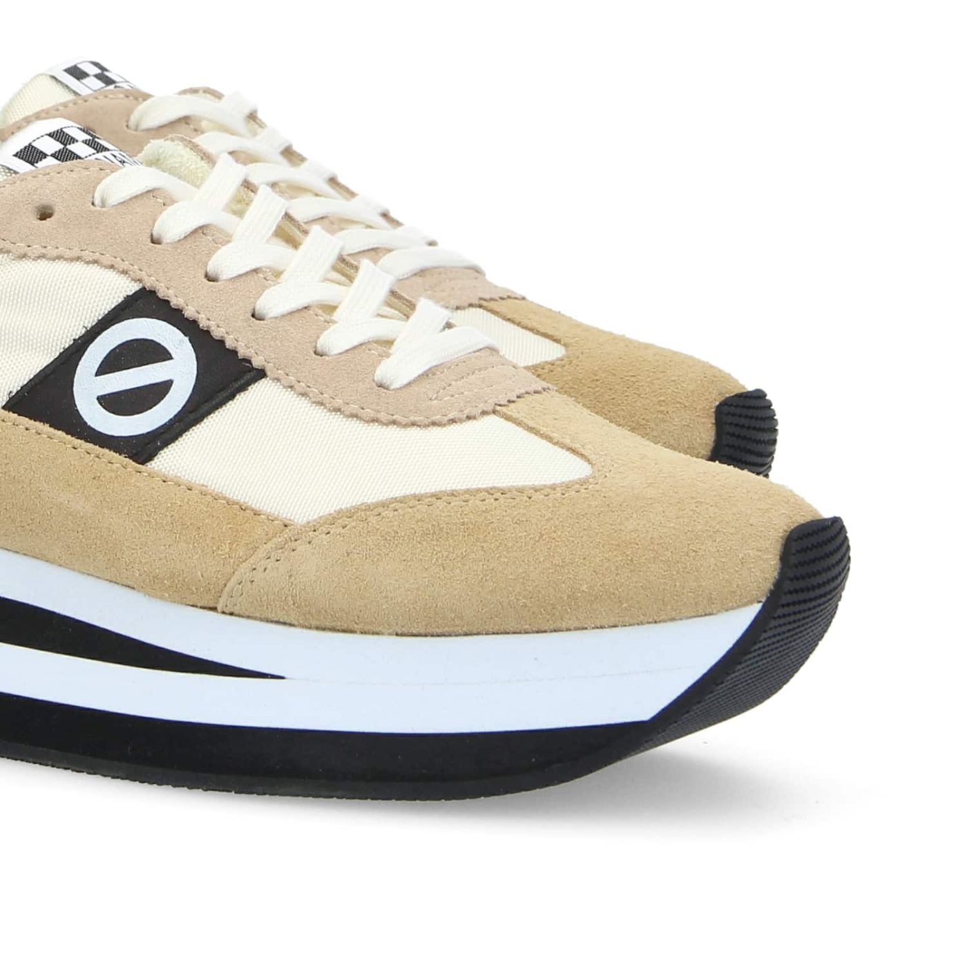 FLEX M JOGGER W  -  SUEDE/NYL/MIMOS  - SABBIA/BIANCO SPORCO/DORATO/